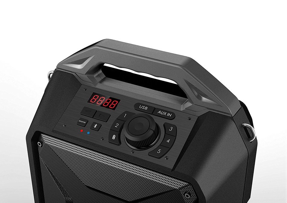 Monster Rockin' Rambler Portable Indoor/Outdoor Weather Proof Wireless Speaker - Gray N2