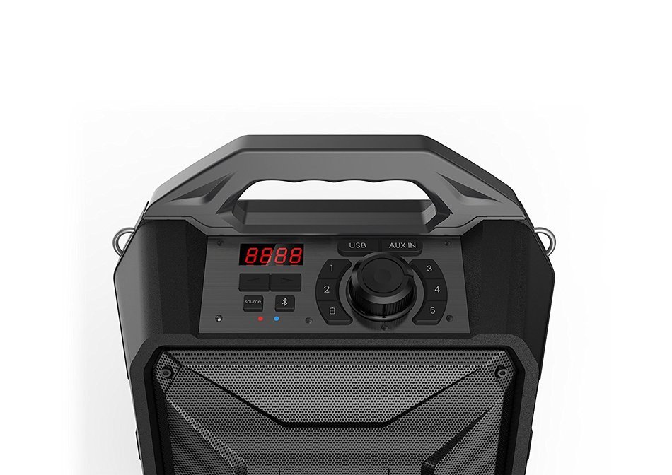 Monster Rockin' Rambler Portable Indoor/Outdoor Weather Proof Wireless Speaker - Gray N5