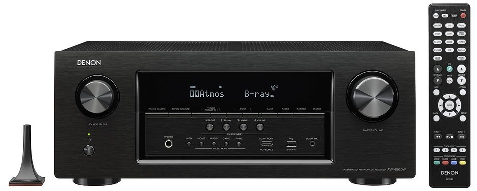 Denon AVR-S920W 7.2 Channel Full 4K Ultra HD AV Receiver with Built-In Wi-Fi & Bluetooth + Monster Home Theater... N2