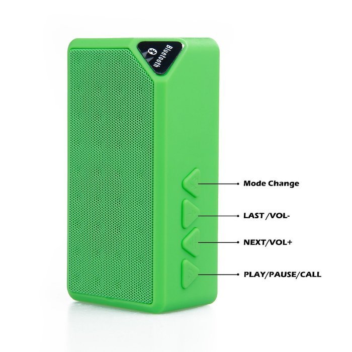 Niceshop&reg; Mini Jambox Wireless Bluetooth Speaker Handsfree Speaker with Detachable Rechargeable Battery Built-in... N16