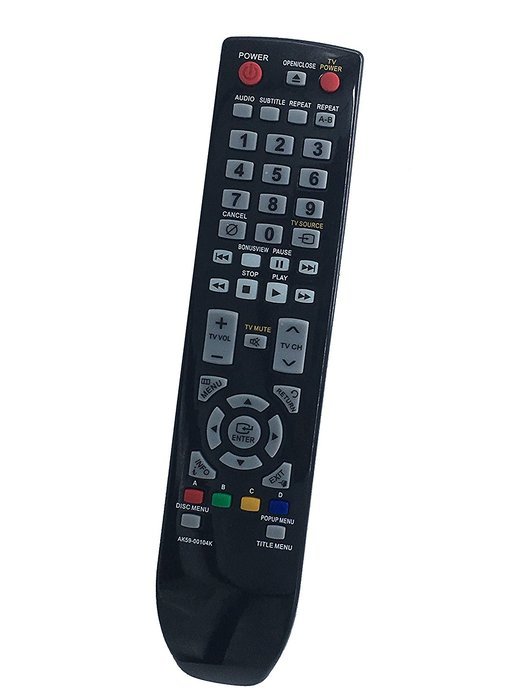 Vinabty New AK59-00104K Replaced Remote fits for Samsung BD-P1590C BD Blu-Ray DVD Player BDP1580 BDP1620 BDP1650... N2