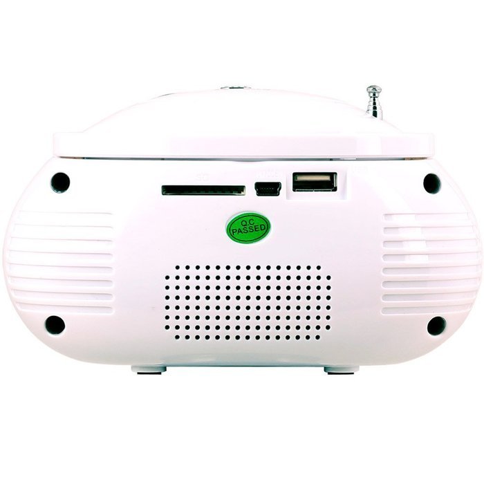 August SE20 &ndash; Mini Bluetooth MP3 Stereo System &ndash; Portable Radio with Powerful Bluetooth Speaker- FM Alarm Clock... N18