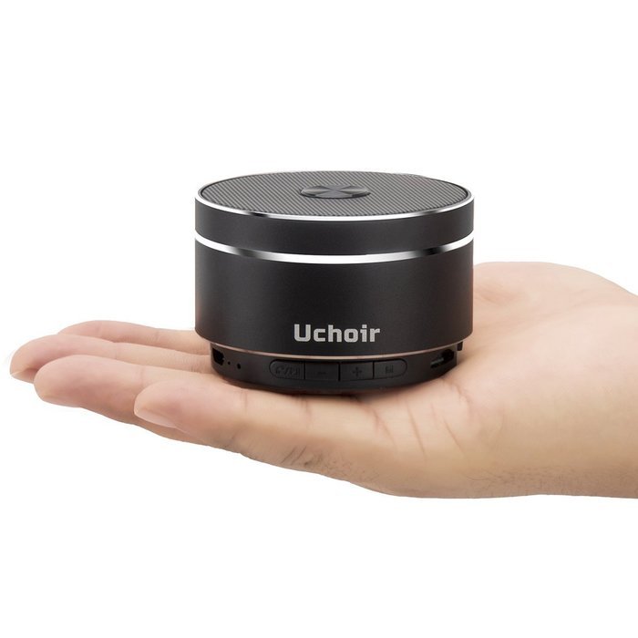 Uchoir FM Radio Bluetooth Speakers, 5W 600 mAh Mini Portable Speaker Hi-Fi, Support 3.5mm Aux-in and TF Card Music... N15