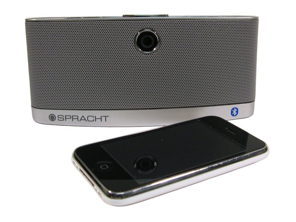 Spracht Aura BluNote Portable Wireless Speaker System with Bluetooth Connectivity N4