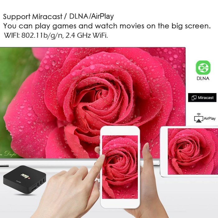 Docooler R39 Smart Android 5.1 TV Box RK3229 Quad Core KODI 16.1 XBMC UHD 4K 1G / 8G Mini PC WiFi H.265 DLNA AirPlay... N7