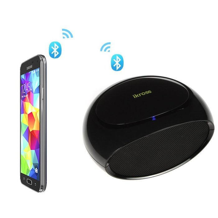 iKross Compact Bluetooth 3.0 Stereo Speaker with Build in Microphone / Support USB Flash Drive, Micro SD Card... N2
