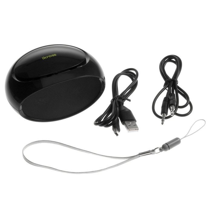 iKross Compact Bluetooth 3.0 Stereo Speaker with Build in Microphone / Support USB Flash Drive, Micro SD Card... N8