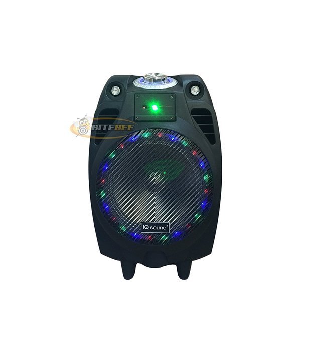 IQ Sound IQ-3510DJBT Rechargeable Speaker Bluetooth/FM/USB/SD/Lights/Mic/Remote