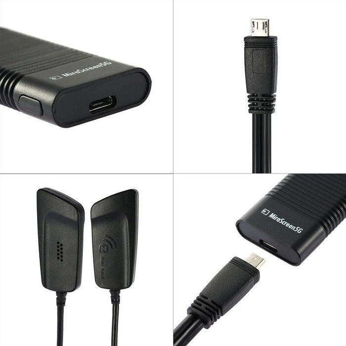5G HDMI Miracast Dongle Wireless WIFI Display Dongle,For iPhone / iPad / Mac Book (DLNA iOS 9.3 Airplay), Android... N3