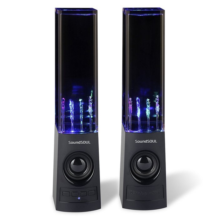 SoundSOUL Bluetooth Dancing Water Speakers LED Speakers Wireless Water Fountain Speakers (Bluetooth 4.0, 4 Colored... N3
