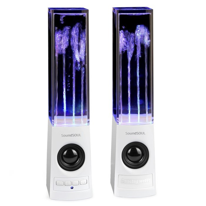 SoundSOUL Bluetooth Dancing Water Speakers LED Speakers Wireless Water Fountain Speakers (Bluetooth 4.0, 4 Colored... N14