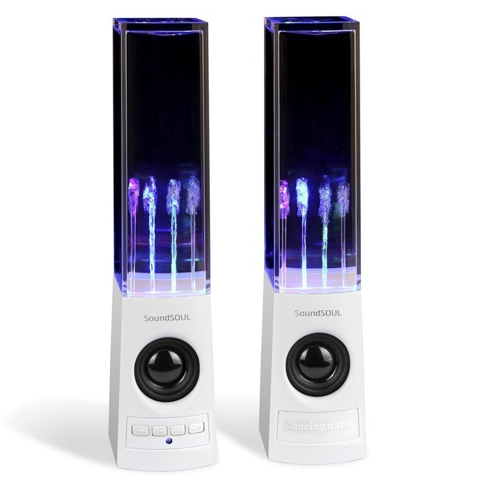SoundSOUL Bluetooth Dancing Water Speakers LED Speakers Wireless Water Fountain Speakers (Bluetooth 4.0, 4 Colored... N17
