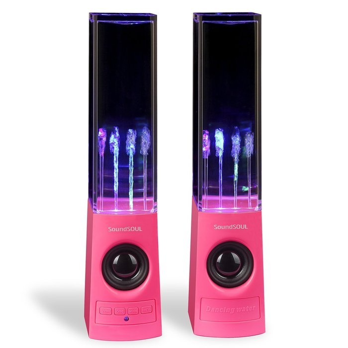 SoundSOUL Bluetooth Dancing Water Speakers LED Speakers Wireless Water Fountain Speakers (Bluetooth 4.0, 4 Colored... N24