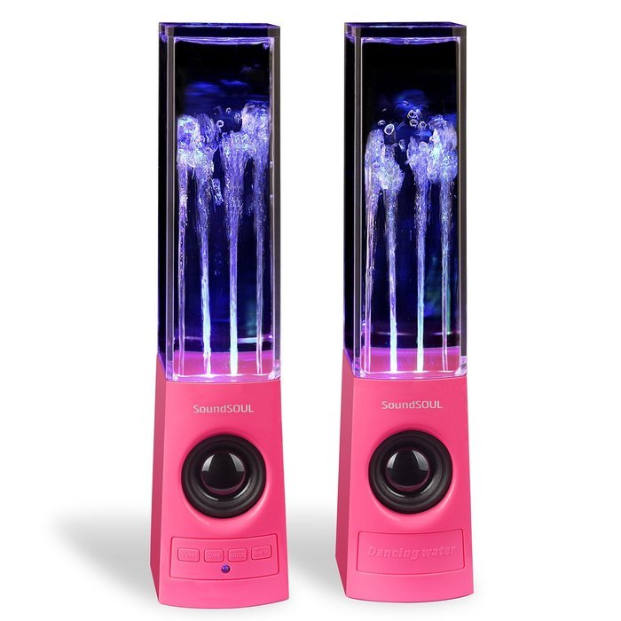 SoundSOUL Bluetooth Dancing Water Speakers LED Speakers Wireless Water Fountain Speakers (Bluetooth 4.0, 4 Colored... N25
