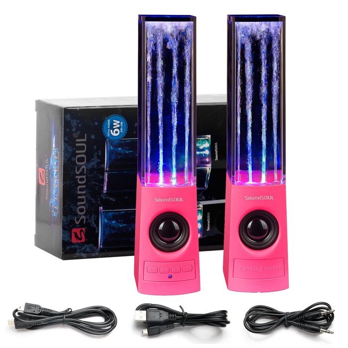 SoundSOUL Bluetooth Dancing Water Speakers LED Speakers Wireless Water Fountain Speakers (Bluetooth 4.0, 4 Colored... N28