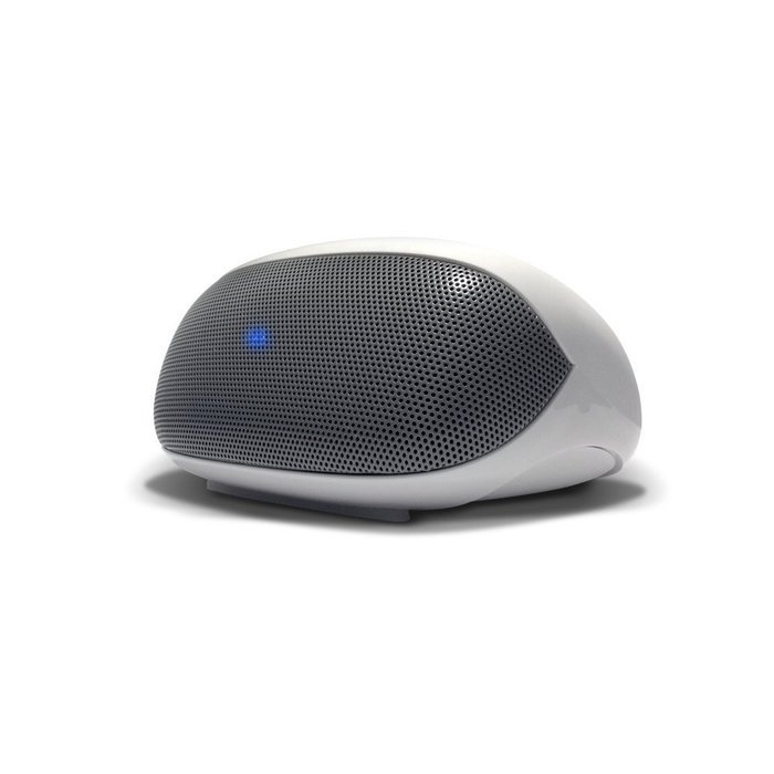 AT&T BTS01-WH Portable Wireless Bluetooth Speaker with Mic - White