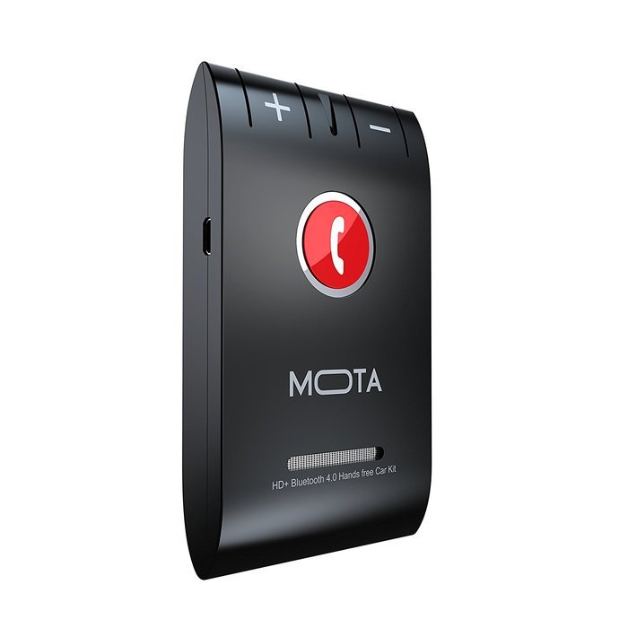 MOTA HD+ Bluetooth 4.0 Handsfree Car Kit for Multi Devices - Retail Packaging - Black N2