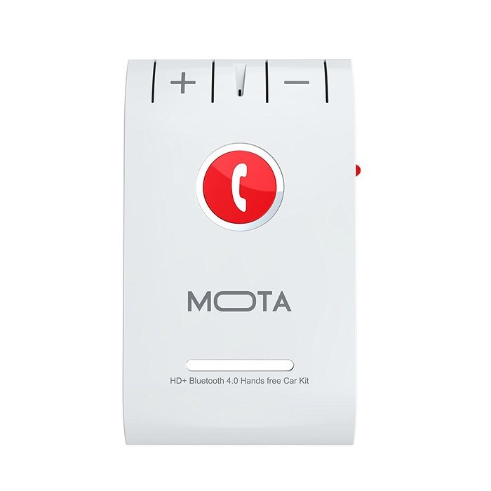 MOTA HD+ Bluetooth 4.0 Handsfree Car Kit for Multi Devices - Retail Packaging - Black N4