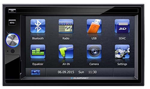 Blaupunkt San Marino 330 6.2 Inch Touchscreen, Bluetooth Car Multimedia Player (2 Din) Black