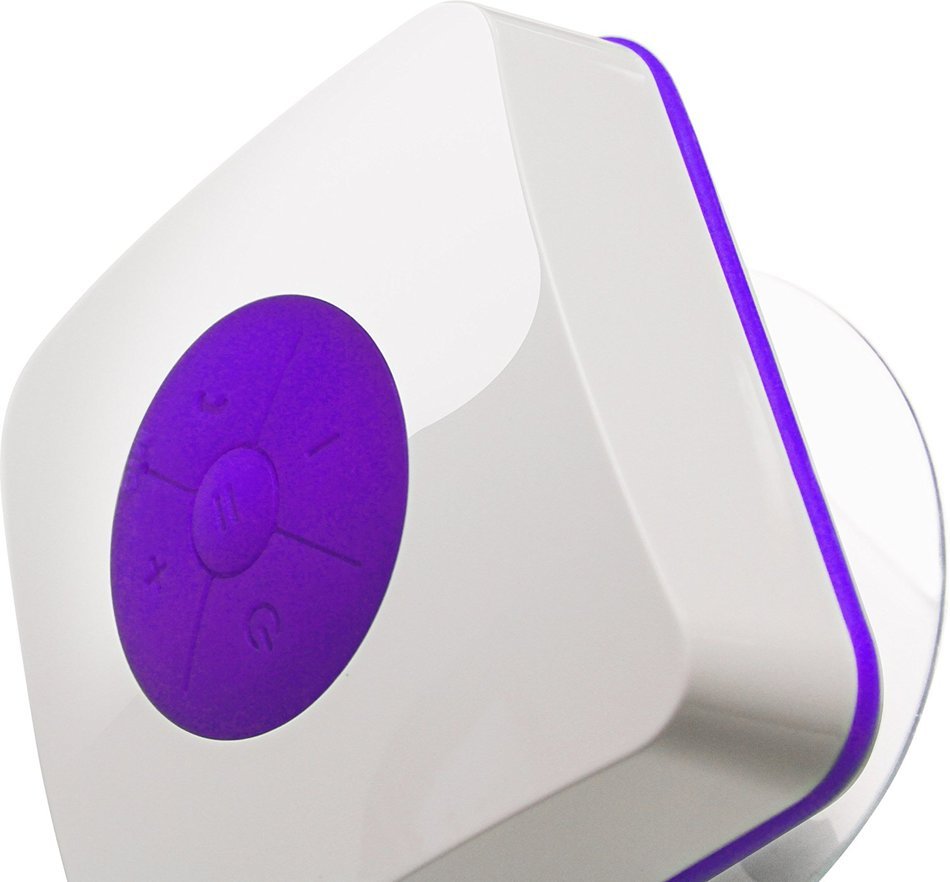 URGE Basics Aquacube Wireless Water Resistant Bluetooth Speaker - Retail Packaging - Pink N4
