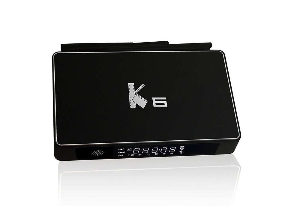 K6 Amlogic S812 Quad-core Android5.1.1 Smart TV BOX DDRIII 2GB Memory 8GB Flash H.265 1000M LAN 4K2K Wifi HD Streaming...