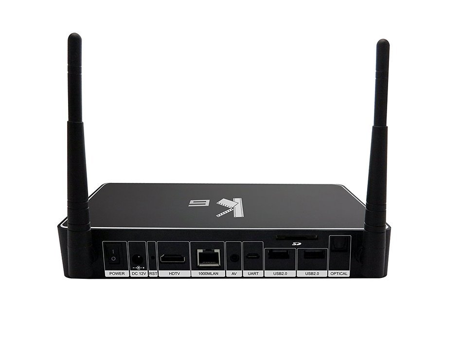 K6 Amlogic S812 Quad-core Android5.1.1 Smart TV BOX DDRIII 2GB Memory 8GB Flash H.265 1000M LAN 4K2K Wifi HD Streaming... N5