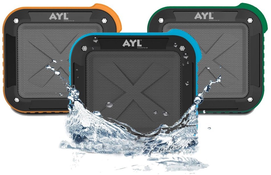 Portable Outdoor and Shower Bluetooth 4.0 Speaker by AYL SoundFit, Waterproof, Wireless with 10 Hour Rechargeable... N11