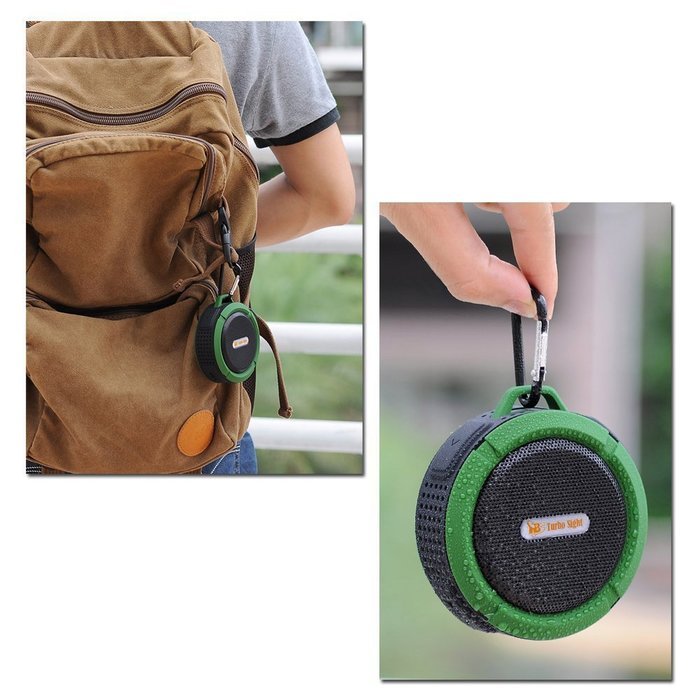 TBS&reg;2510 A2DP Bluetooth 2.1 + EDR Wireless Portable Speaker with Hands-free Function and Colorful LED Lights Display... N10