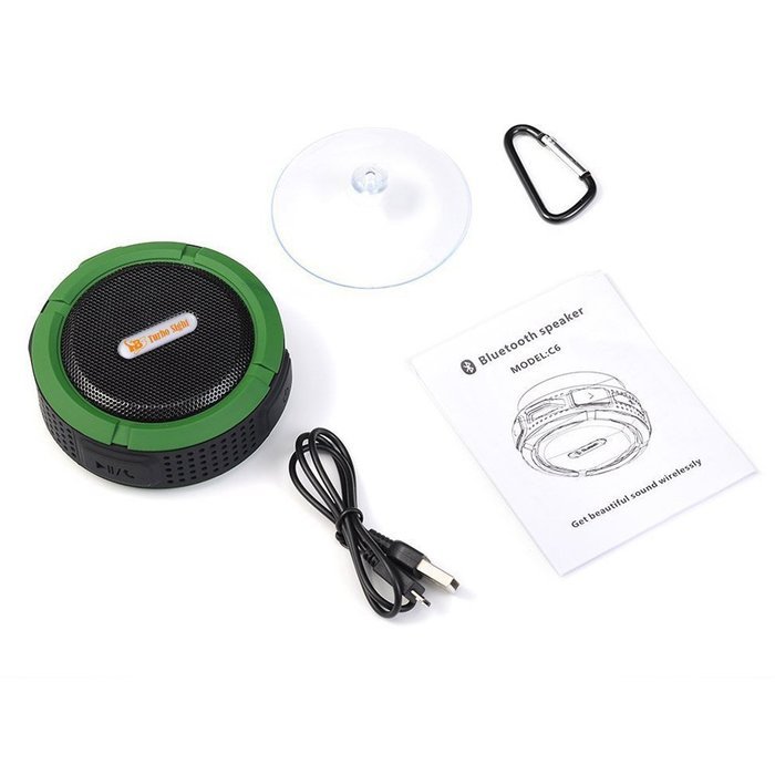 TBS&reg;2510 A2DP Bluetooth 2.1 + EDR Wireless Portable Speaker with Hands-free Function and Colorful LED Lights Display... N11