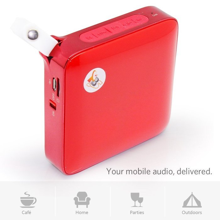 TBS&reg;2510 A2DP Bluetooth 2.1 + EDR Wireless Portable Speaker with Hands-free Function and Colorful LED Lights Display... N15