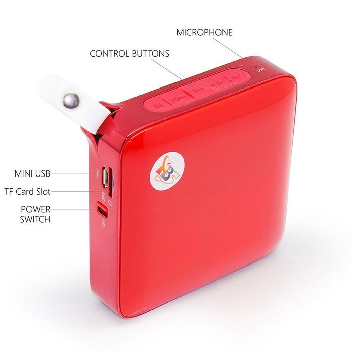 TBS&reg;2510 A2DP Bluetooth 2.1 + EDR Wireless Portable Speaker with Hands-free Function and Colorful LED Lights Display... N18