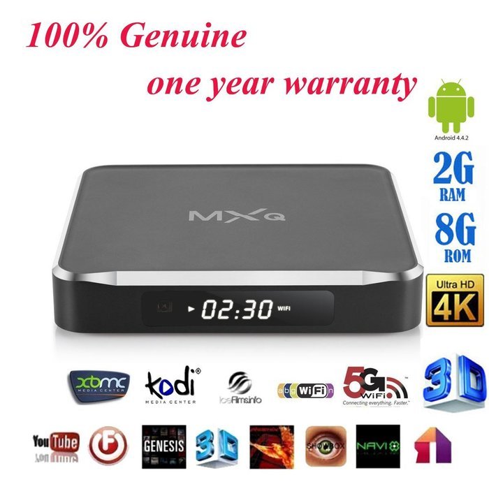 RiSheng M10 Android TV Box Amlogic S812 4K HD Quad Core KODI(XBMC) Media Player 2G RAM/8G ROM Bluetooth 4.0 Dual...