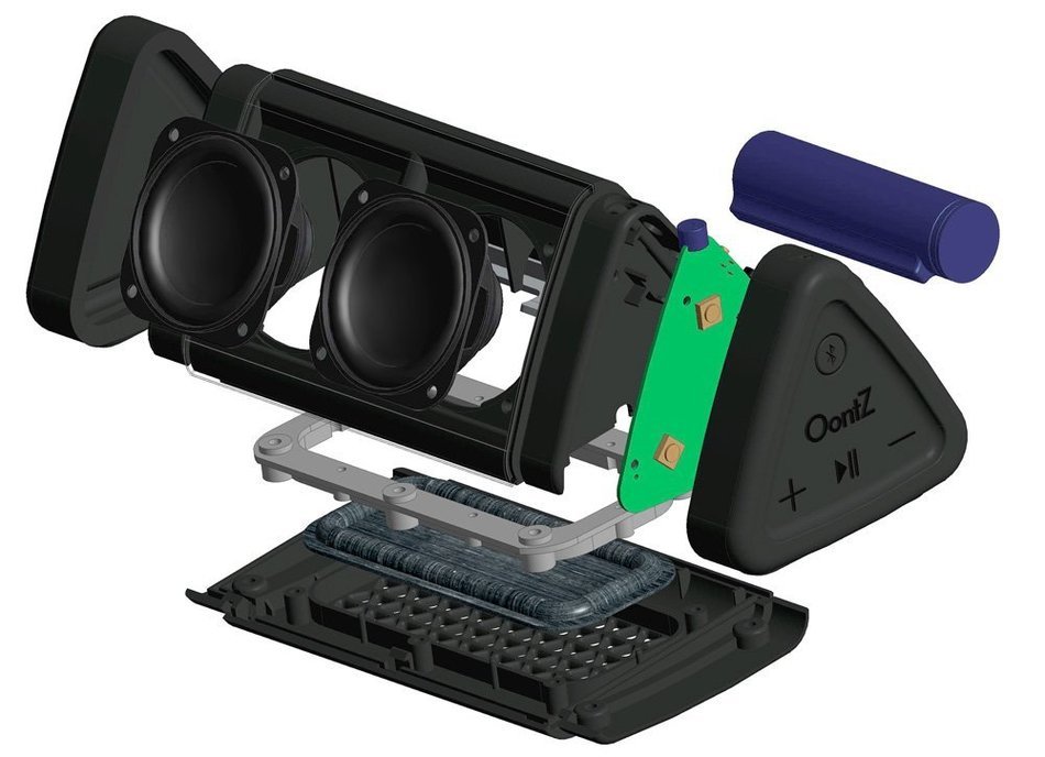 Cambridge SoundWorks OontZ Angle 3 Next Generation Ultra Portable Wireless Bluetooth Speaker : Louder Volume 10W... N6