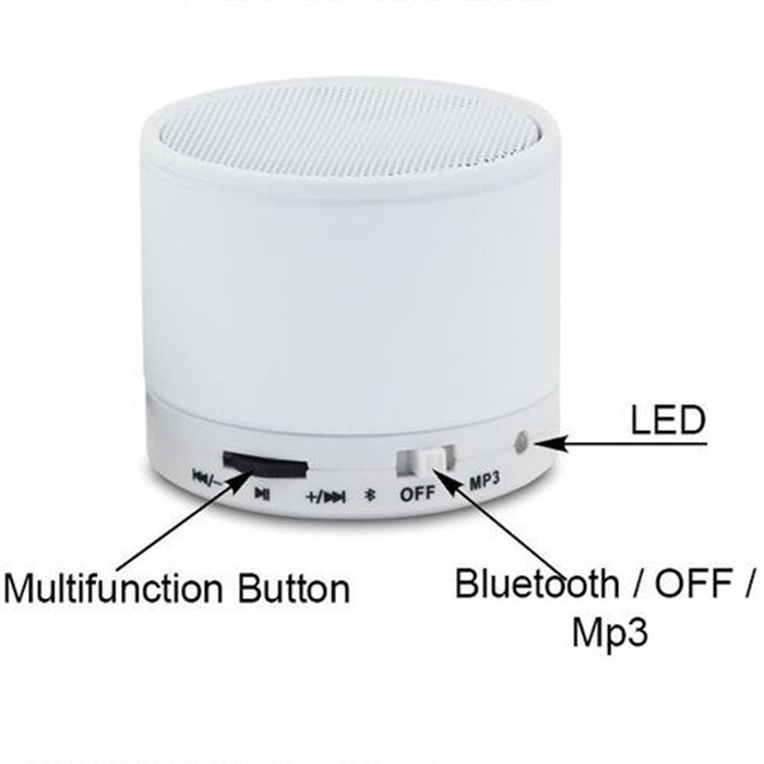 Bluetooth Speaker, ANRANK BS62350AK Wireless Portable Speakers with Super Bass (Blue) N22