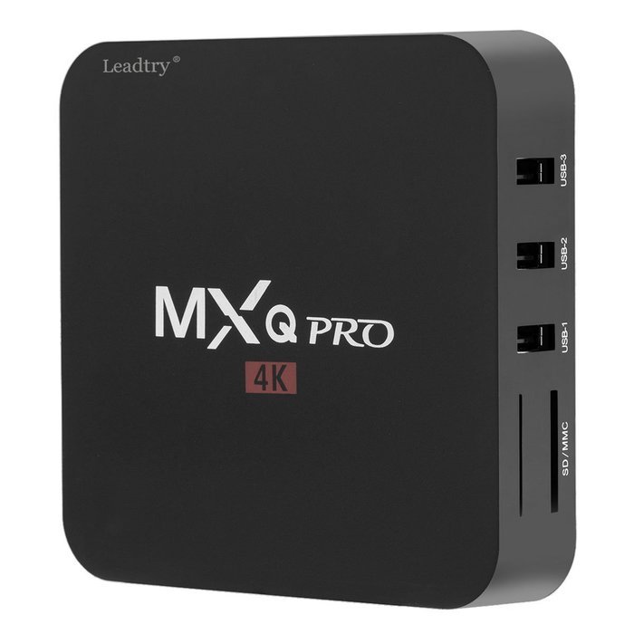 LeadTry MXQ PRO Quad Core Android TV Box Fully Loaded Streaming Media Player with many Free Moive and TV , bulid-in... N4