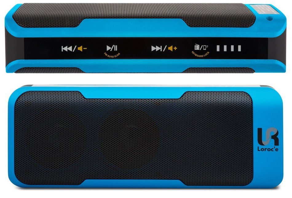 Bluetooth Speaker 6W speakers + POWER BANK 4000 mah + Radio and Microphone ALL IN ONE! Including Line in and a...