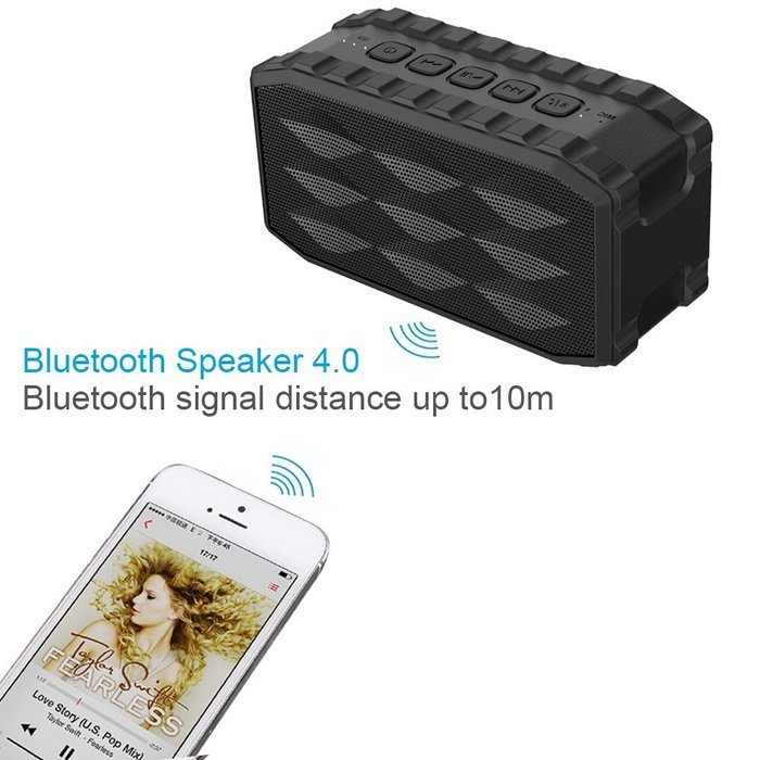 Segawoot Bluetooth 4.0 Portable Wireless speaker with NFC, 7W Audio Driver, IPX4, Compatible with iPhone, iPad... N3