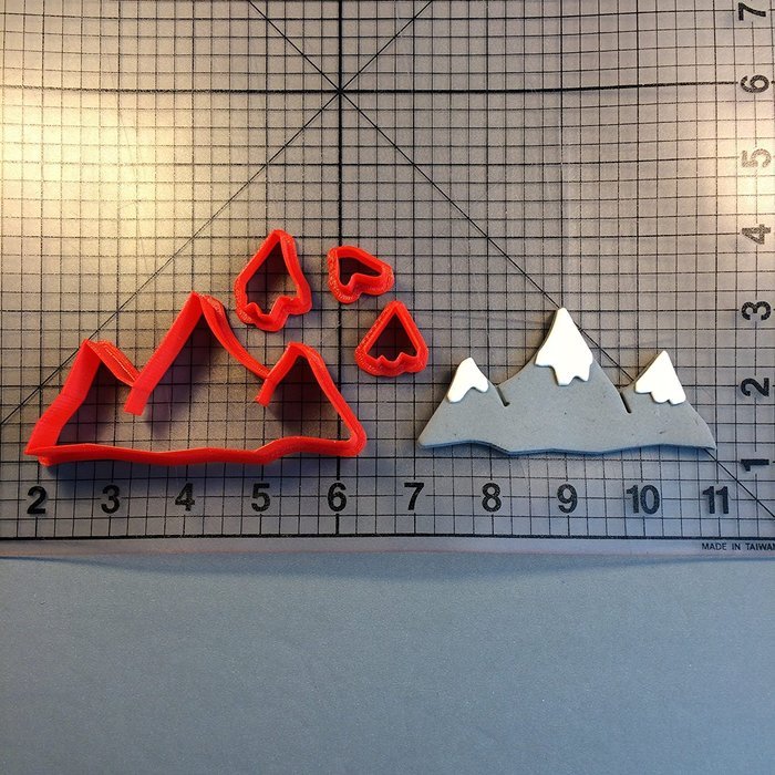 Mountain 101 Cookie Cutter Set (5.5 inches) N2