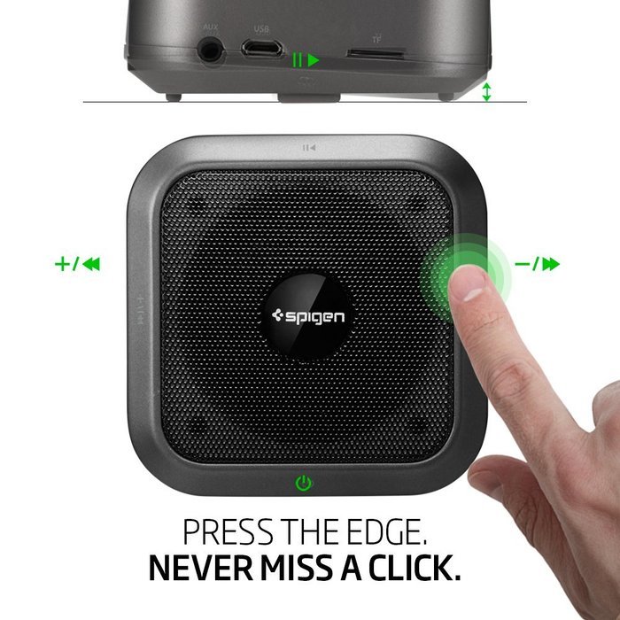 Spigen R12S Bluetooth Speaker Premium Wireless Speaker Bluetooth 4.1 Portable Indoor Outdoor Audio Speaker Built... N3