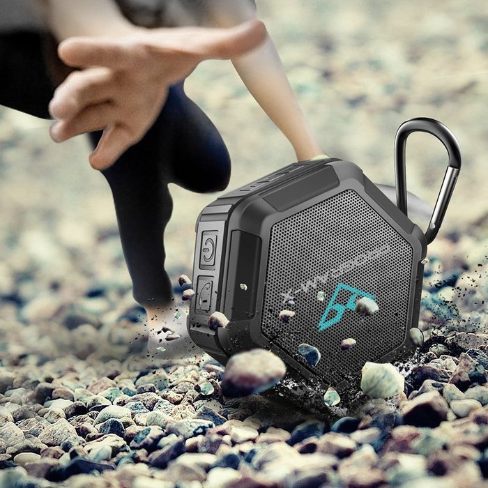 PROG-X Bluetooth 4.0 Portable Wireless Speaker, Enhanced Bass, IPX4 Water Resistant Dustproof, Built-in Microphone... N5