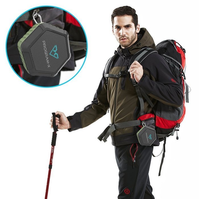 PROG-X Bluetooth 4.0 Portable Wireless Speaker, Enhanced Bass, IPX4 Water Resistant Dustproof, Built-in Microphone... N14