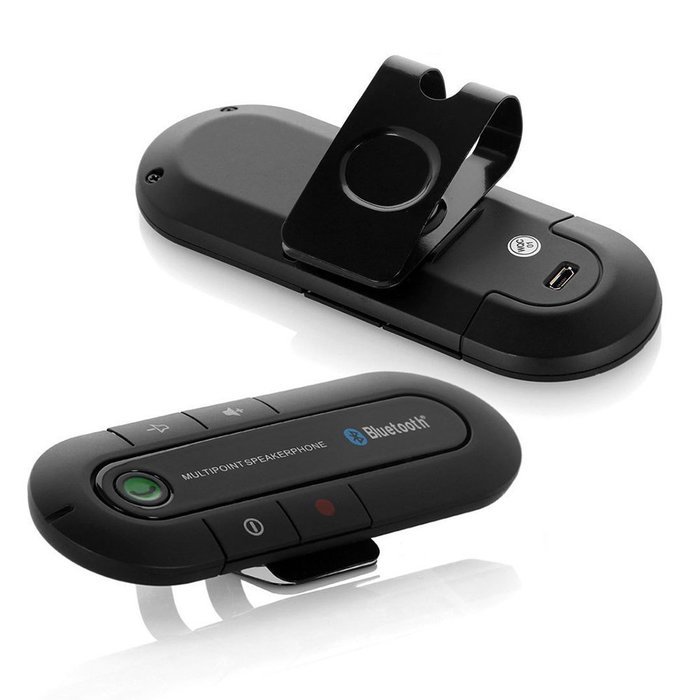 Bluetooth Speakerphone Car Kit, In-car Wireless Hands-free Speaker for Apple iPhone 6/6 plus/6s/6s plus and Android... N4