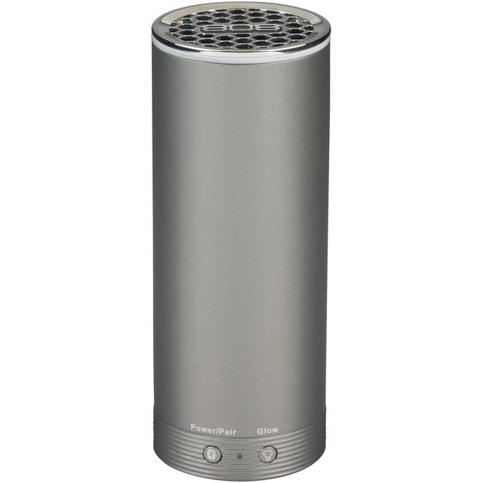 808 NRGGLO Multi Mode LED Light Ring Wireless Speaker Gray SP251GM