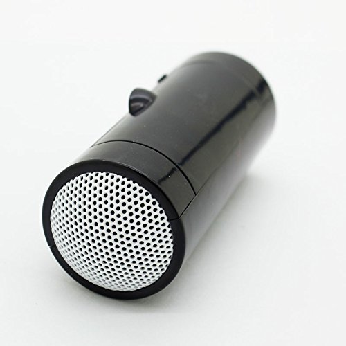 Net_Cafe Mini Portable 3.5mm Stereo Speaker for iPod iPhone Samsung MP3 MP4 Black N5