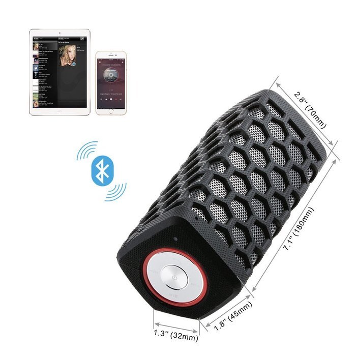 GSWORDY Wireless Bluetooth Speaker Portable Waterproof Outdoor with Rechargeable Battery and Handsfree Speakerphone... N5