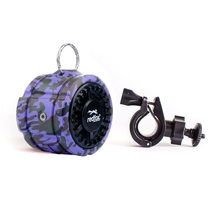 Rover IPX7 Waterproof Bluetooth Speaker with Bike/Stroller Mount (Purple)