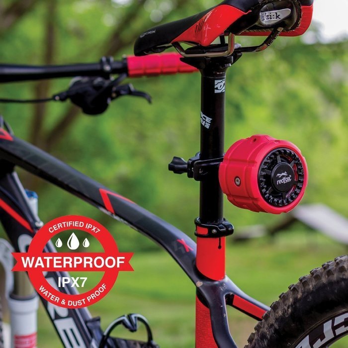 Rover IPX7 Waterproof Bluetooth Speaker with Bike/Stroller Mount (Purple) N5