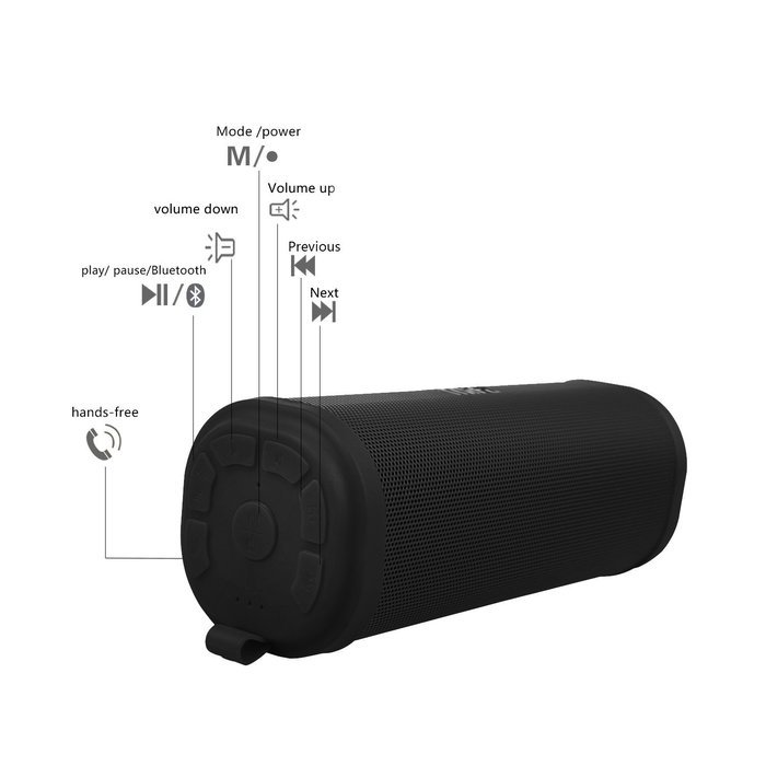 MIFA F5 Bluetooth Wireless Stereo Speaker Black N6 free image download
