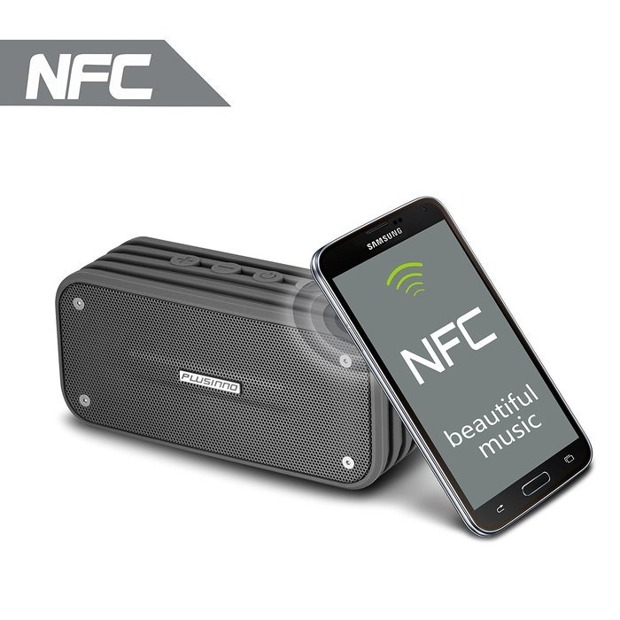PLUSINNO Portable Bluetooth 4.0 Waterproof Wireless Speaker with Siri, Bluetooth Receiver and Built-in Microphone... N7