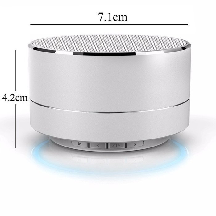 Pobode Wireless Stereo Portable Bluetooth Speakers with Handsfree- Super Mini Metal Wireless Speaker System For... N14